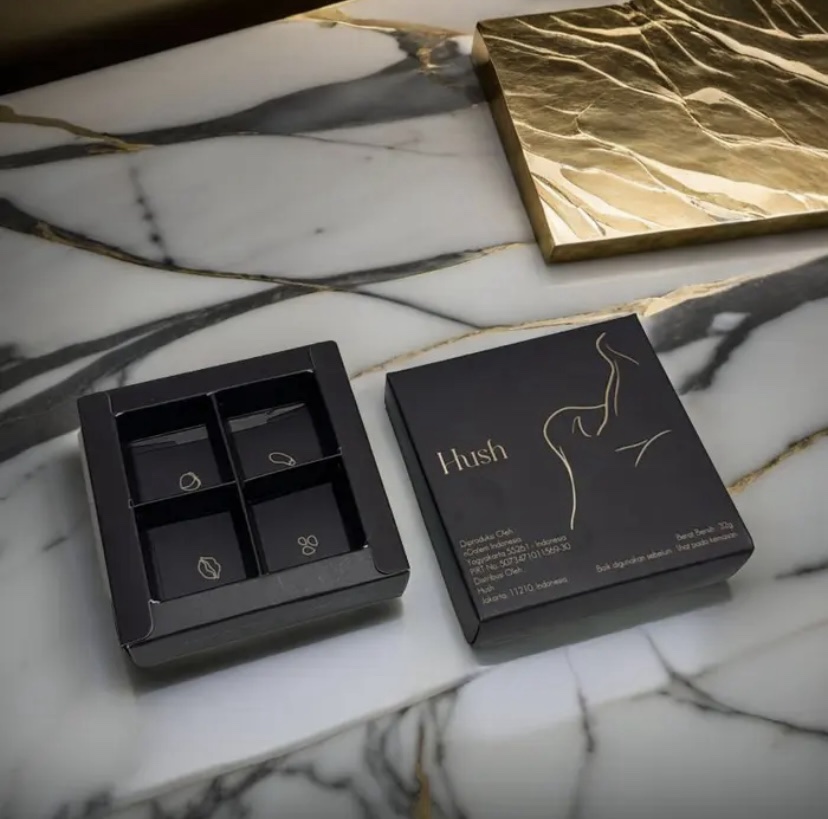 Hush Chocolate: Cokelat Hitam untuk Pasangan 32 Gram - Image 2