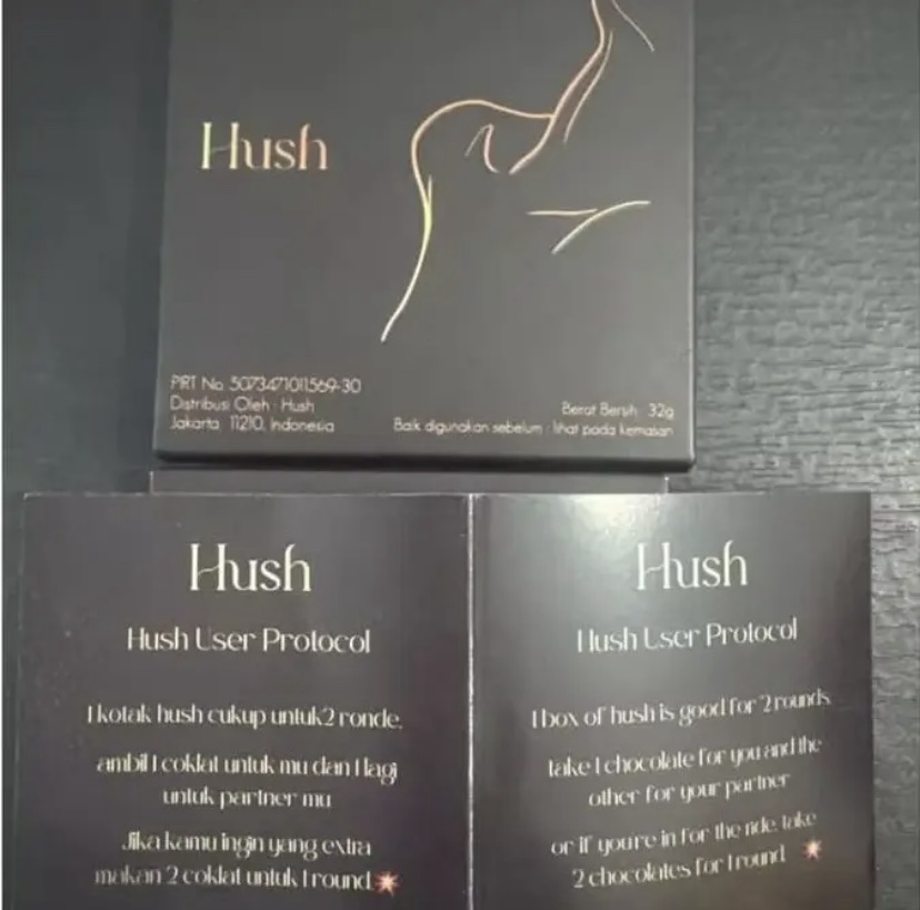Hush Chocolate: Cokelat Hitam untuk Pasangan 32 Gram - Image 4